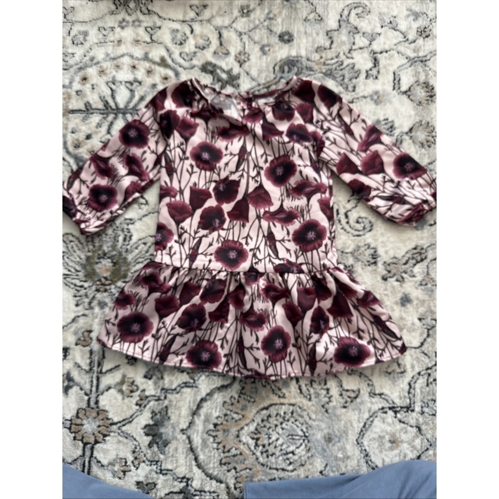 Girls' Toddlers Dress Size 3T Pastourelle by Pippa & Julie Floral Satin Shine